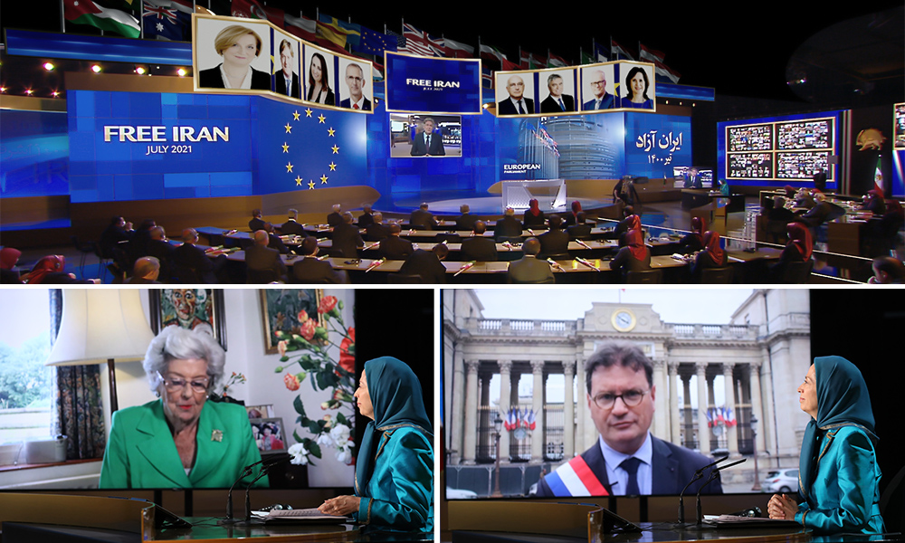 Free Iran World Summit Participation Lawmakers Parliamentary Delegations European, Arab Islamic Countries 10