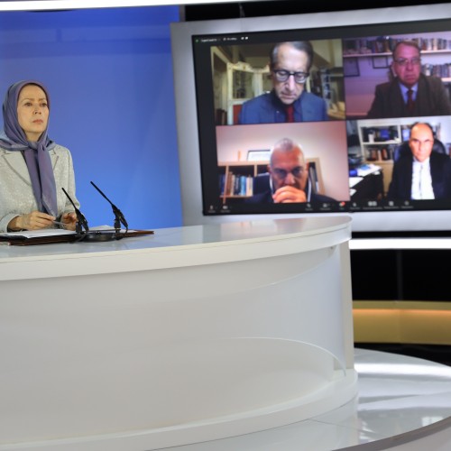 Maryam Rajavi addresses EP Conference on the eve of the Human Rights Day - December 7, 2021