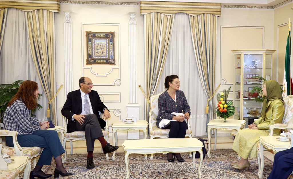 Maryam Rajavi’s meeting with Dr. Alejo Vidal Quadras in Auver-sur-Oise