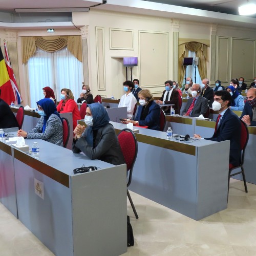 Maryam Rajavi- International dignitaries participate in a conference - Holding the mullahs’ regime accountable for genocide, terrorism, and nuclear defiance - Auvers-sur-Oise - January 17, 2022