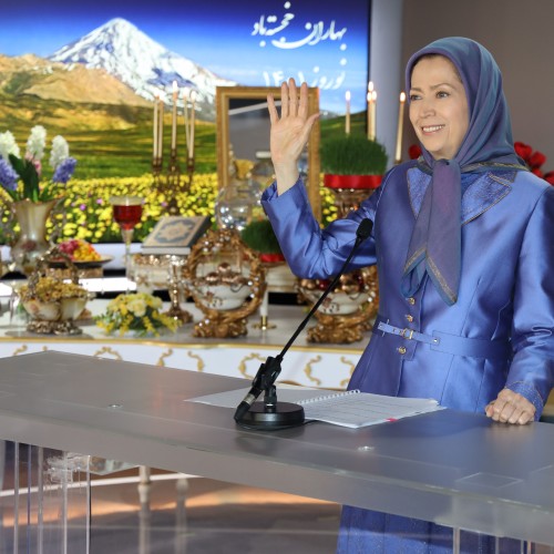Maryam Rajavi - In a gathering celebrating the Iranian New Year- March 20, 2022