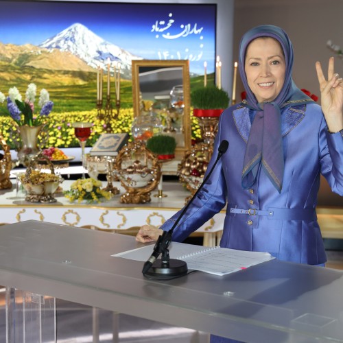 Maryam Rajavi - In a gathering celebrating the Iranian New Year- March 20, 2022