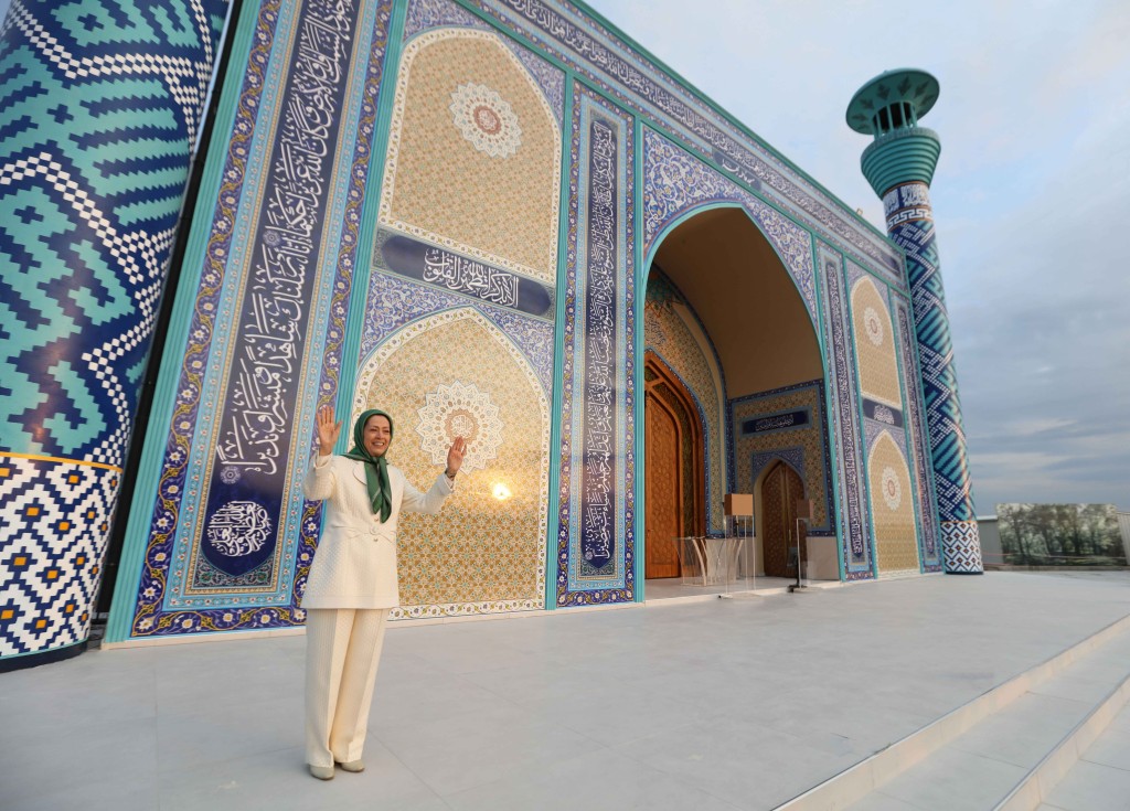 Maryam Rajavi’s speech on Eid al-Fitr, at Fatemeh Zahra Mosque, Ashraf 3, May 2, 2022