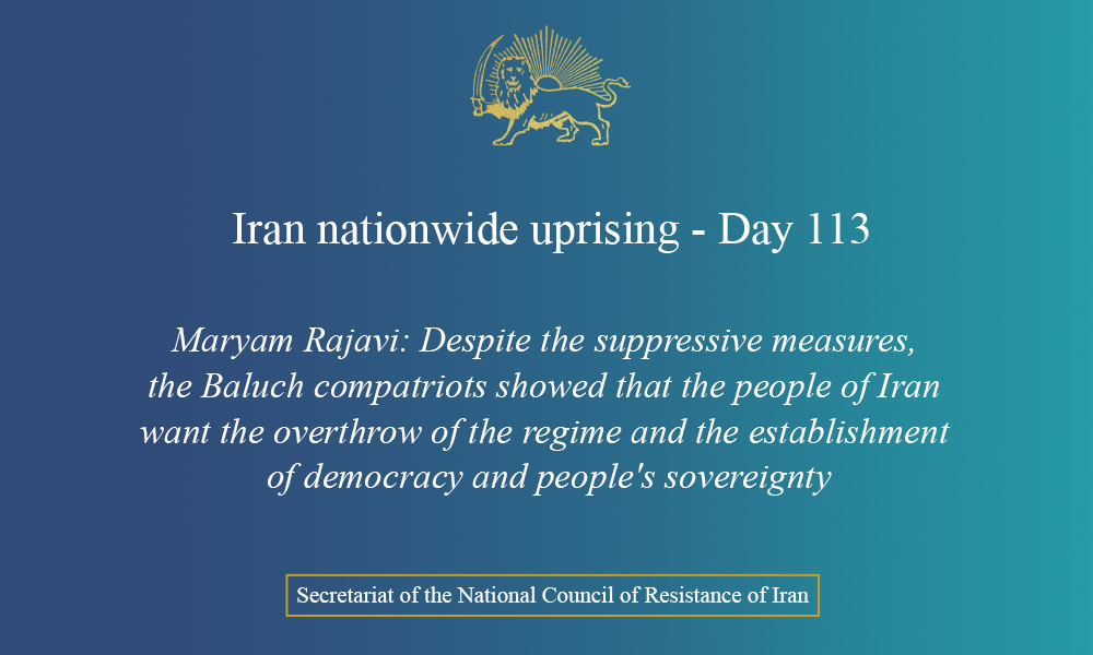 Iran nationwide uprising – Day 113