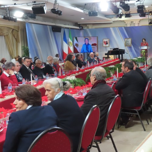 New Year Ceremony in Auvers-sur-Oise attended by French mayors, personalities and elected representatives- January, 2023