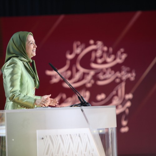 Maryam Rajavi in a gathering celebrating the Iranian New Year- March 20, 2023