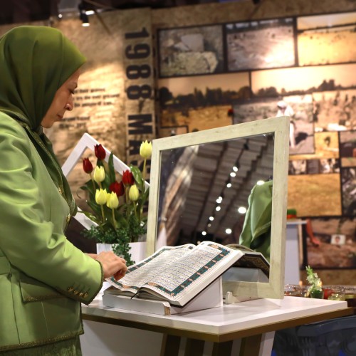 In the memory of the martyrs for Iran's freedom at the beginning of the Iranian New Year (1402)- Museum of Resistance- Ashraf 3