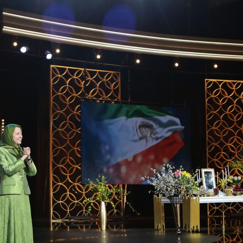 Maryam Rajavi in a gathering celebrating the Iranian New Year- March 20, 2023