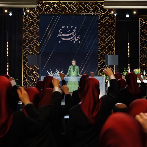 Maryam Rajavi in a gathering celebrating the Iranian New Year- March 20, 2023