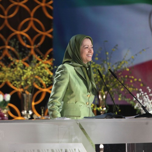 Maryam Rajavi in a gathering celebrating the Iranian New Year- March 20, 2023