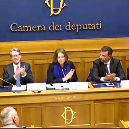 Addressing a conference at the Italian Parliament - The Italian Senate's majority support for the Iranian uprising and Resistance - April 12, 2023