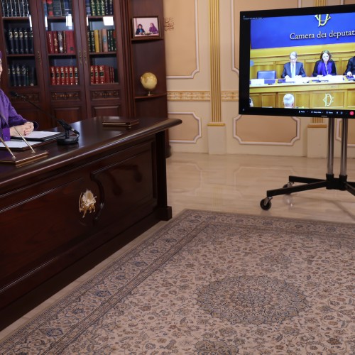 Addressing a conference at the Italian Parliament - The Italian Senate's majority support for the Iranian uprising and Resistance - April 12, 2023