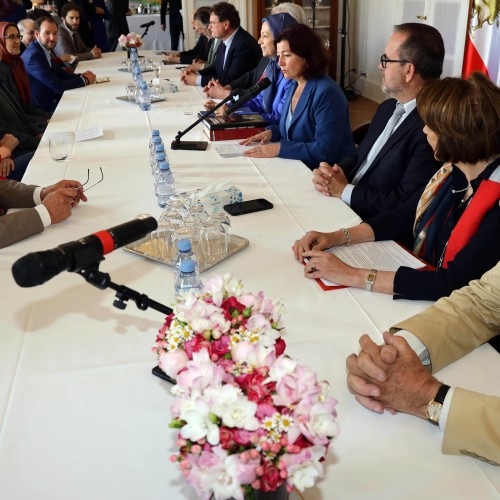 Addressing a meeting of the Parliamentary Committee for a Democratic Iran at the National Assembly in Paris – May 17, 2023