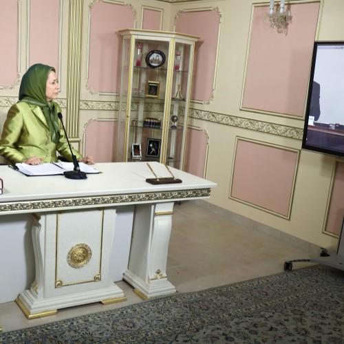 The Hon. Sheila Jackson Lee, the co-chair of the Iranian Women Congressional Caucus, at the hearing sponsored by the Iranian Women and Human Rights and Democracy in Iran caucuses at the U.S. Congress, May 18, 2023