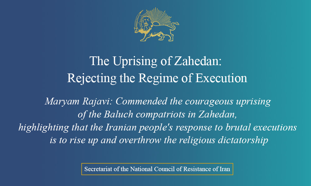 The Uprising of Zahedan: Rejecting the Regime of Execution