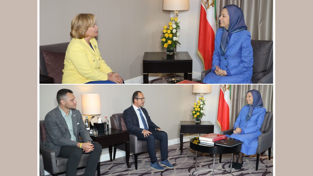 Maryam Rajavi Meets with MEPs in Brussels