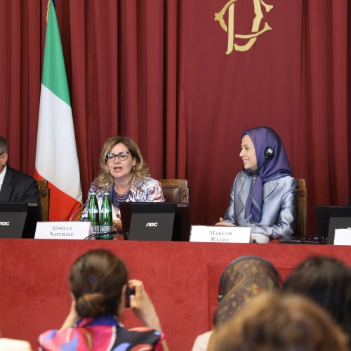 Maryam Rajavi addresses the Italian Chamber of Representatives -12 july 2023