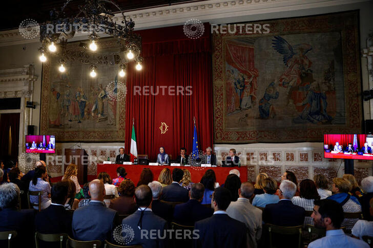 Maryam Rajavi in the Italian parliament