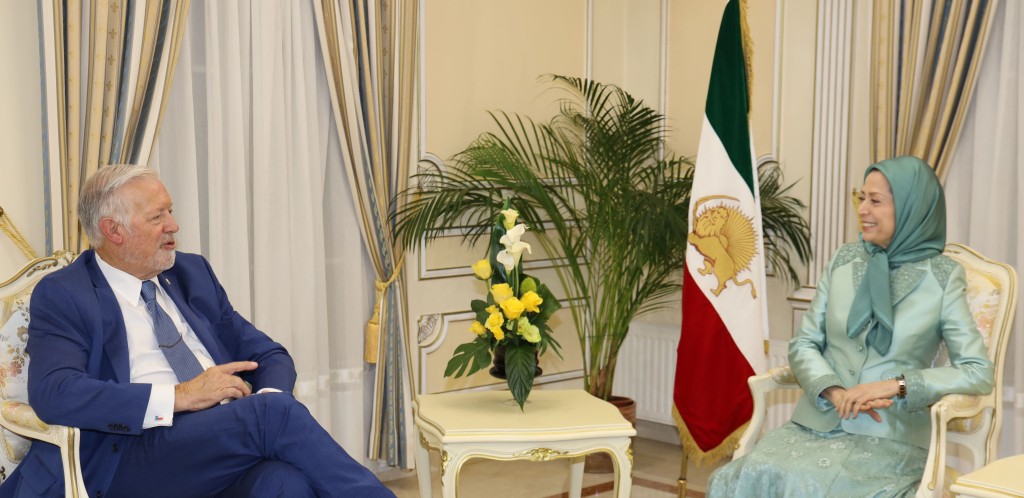 Maryam Rajavi meets Randy Weber, US Congressman from Texas