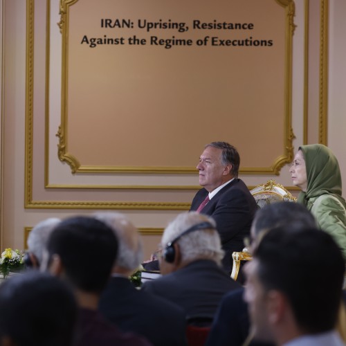 Conference entitle, “Iran: Uprising and Resistance against the Regime of Execution”