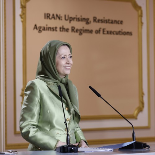 Conference entitle, “Iran: Uprising and Resistance against the Regime of Execution”