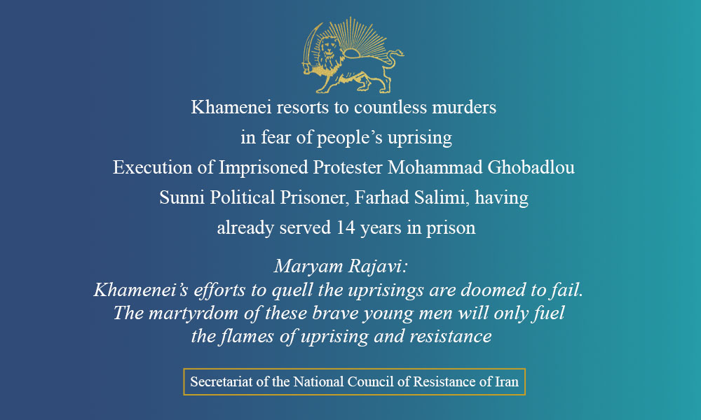 Khamenei resorts to countless murders in fear of people’s uprising