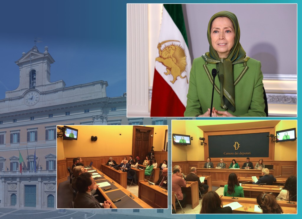 Addressing a Conference at the Parliament of Italy
