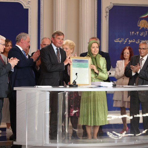 Speech at the Free Iran 2025 Conference – Onward to a Democratic Republic- 17 May 2025