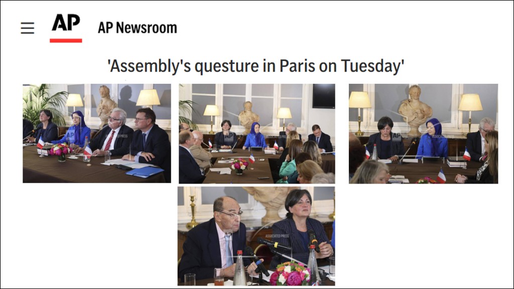 Assembly’s questure in Paris on Tuesday