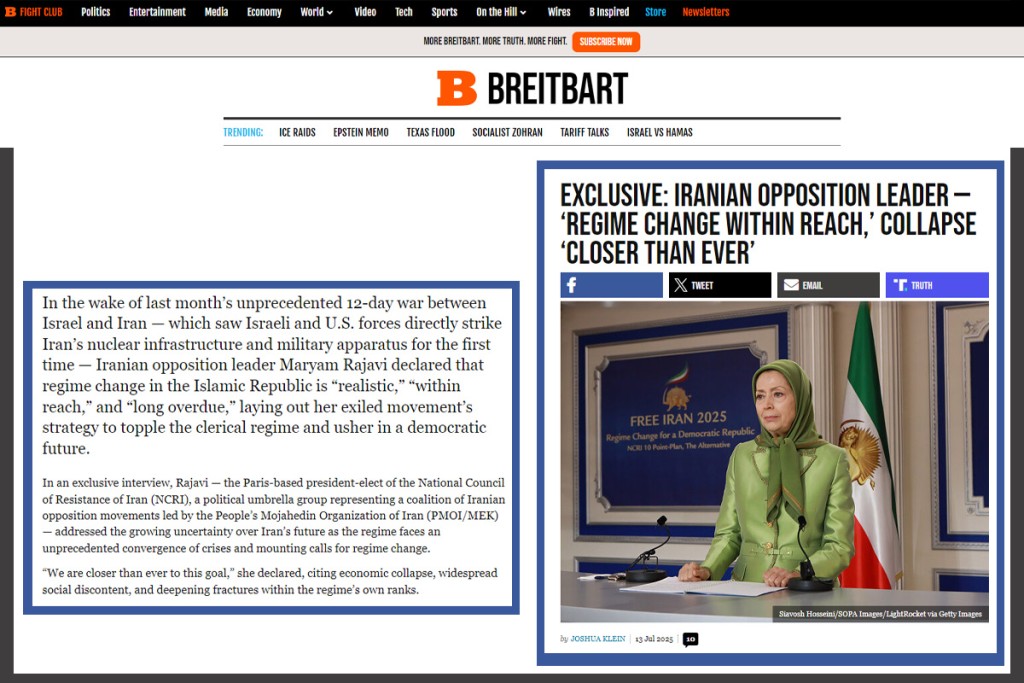 Exclusive: Iranian Opposition Leader — ‘Regime Change Within Reach,’ Collapse ‘Closer Than Ever’