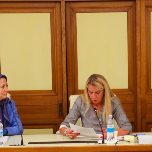  Maryam Rajavi at the Italian Senate’s Human Rights Committee Hearing- 4 August 2025