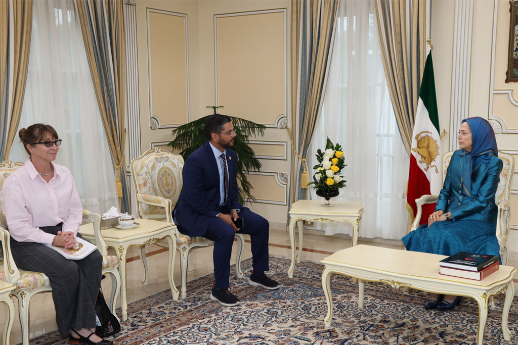 Maryam Rajavi Meets with U.S. Congressman Raul Ruiz