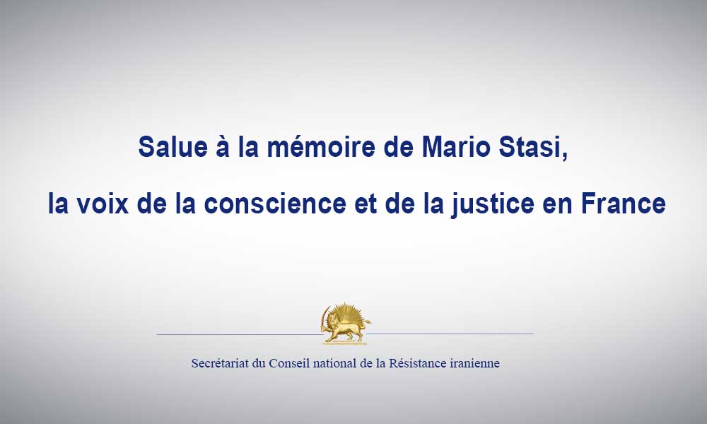 Salue à la mémoire de Mario Stasi, la voix de la conscience et de la justice en France