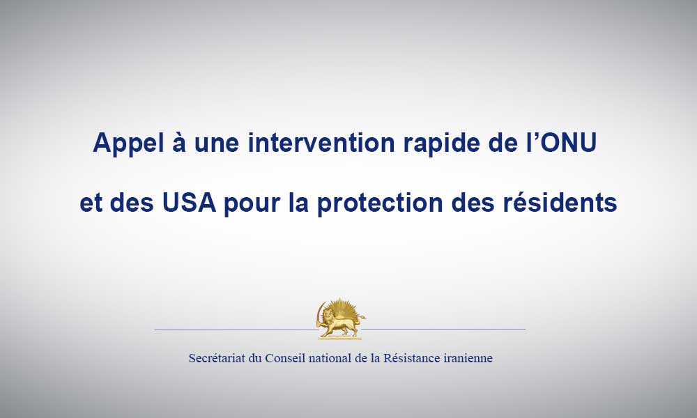 Appel à une intervention rapide de l’ONU et des USA pour la protection des résidents