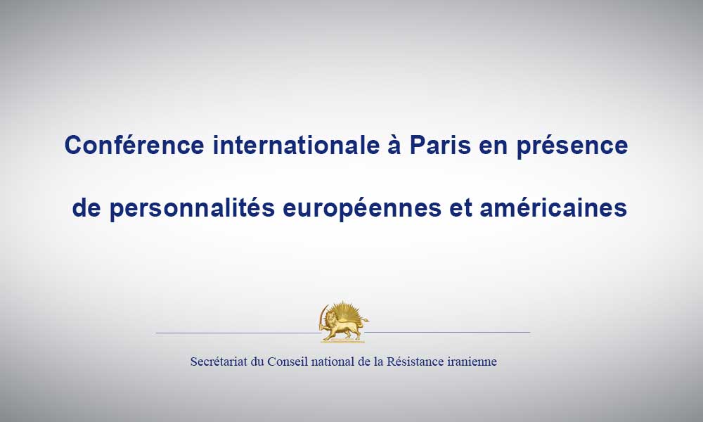 Conférence internationale en présence de personnalités internationales