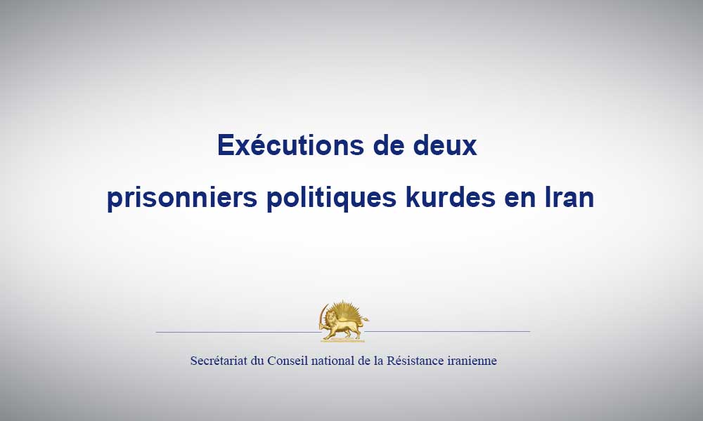 Exécutions de deux prisonniers politiques kurdes en Iran