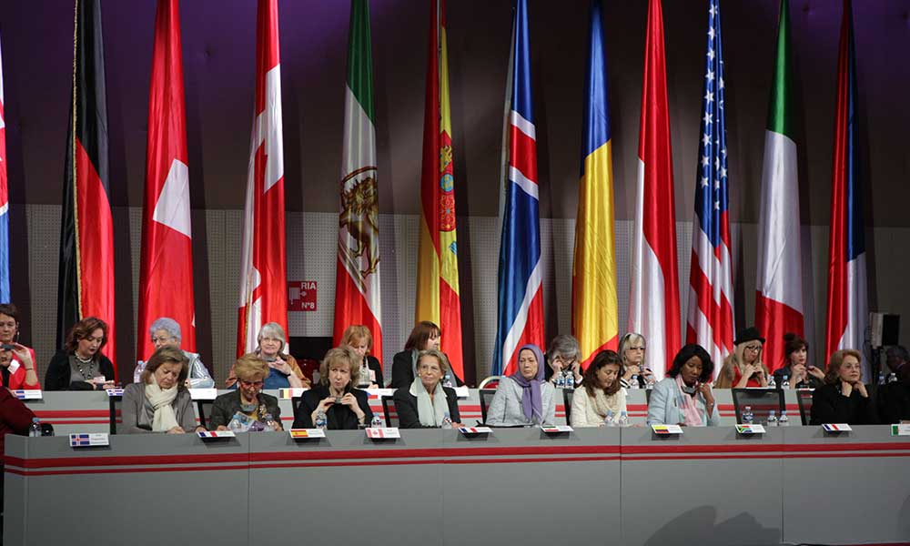 Discours de Maryam Radjavi à la conférence internationale des femmes à Paris