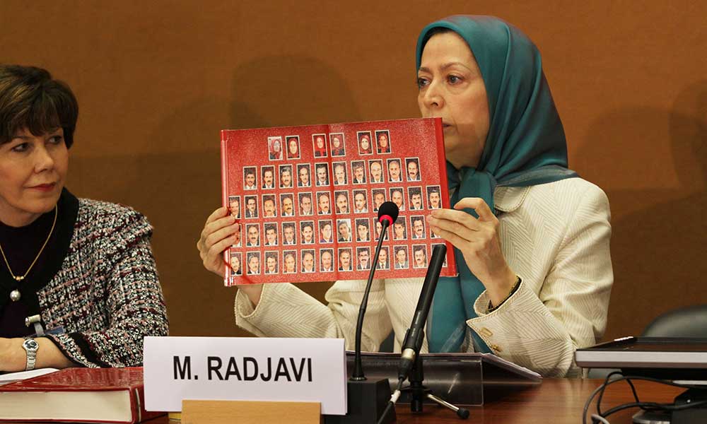Discours de Maryam Radjavi à l’ONU – Genève