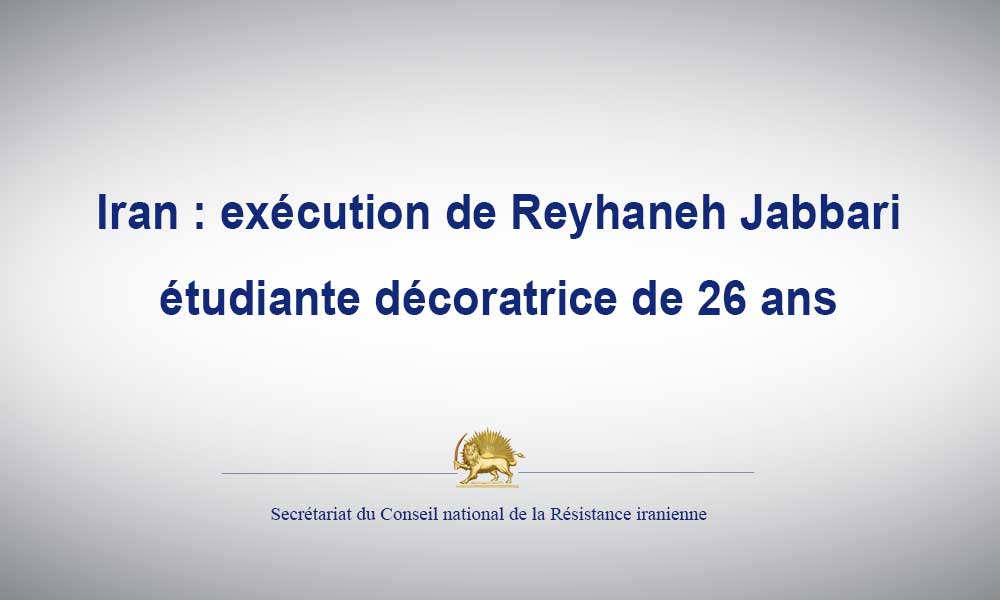 Iran : exécution de Reyhaneh Jabbari, étudiante décoratrice de 26 ans