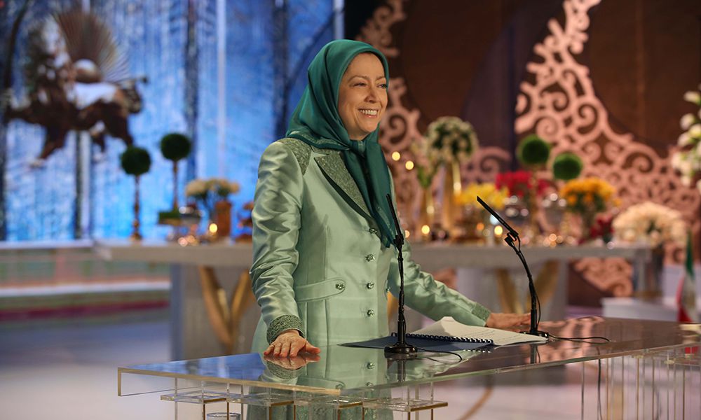 Ce Norouz annonce la fin du guide suprême et le printemps de la liberté en Iran- Discours de Maryam Radjavi pour Norouz au rassemblement de l’OMPI