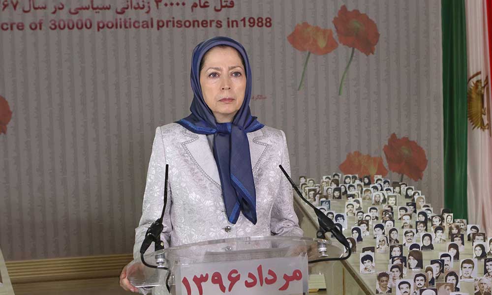 Le mouvement pour la justice a ébranlé le régime en s’appuyant sur le massacre-  Message de Maryam Radjavi sur l’anniversaire du massacre de 1988