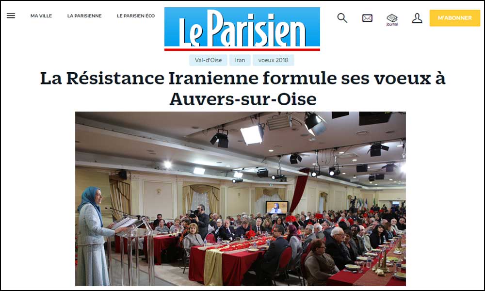 La Résistance Iranienne formule ses voeux à Auvers-sur-Oise