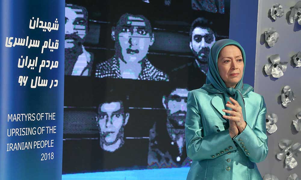 Hommage aux martyrs du soulèvement pour le Nouvel An iranien, Norouz