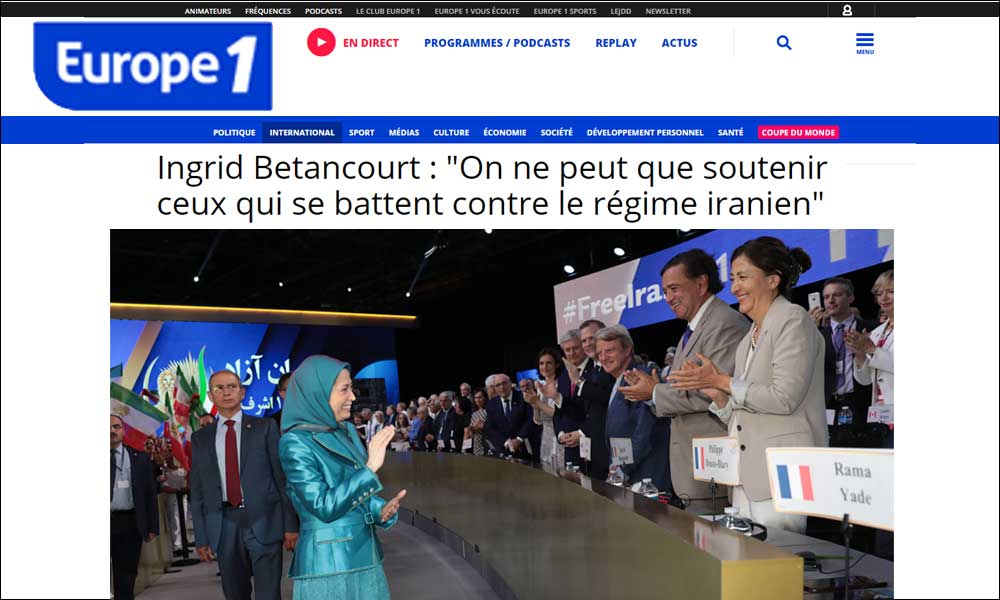 Ingrid Betancourt : “On ne peut que soutenir ceux qui se battent contre le régime iranien”