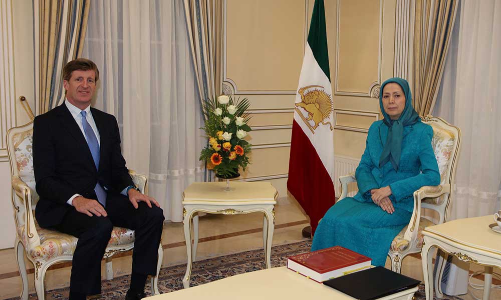 Rencontre de Maryam Radjavi avec Patrick Kennedy