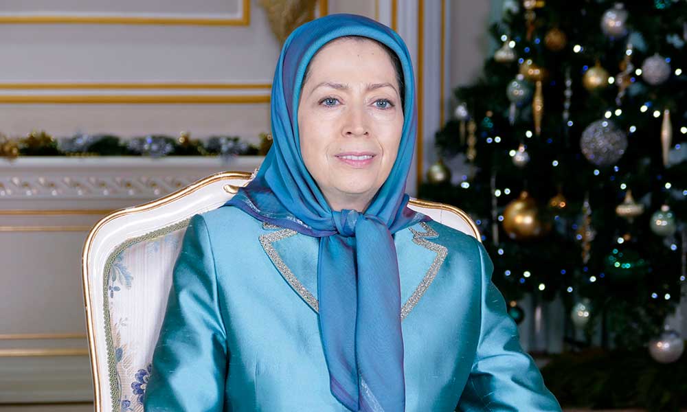 Vœux de Noël et du Nouvel An de Maryam Radjavi