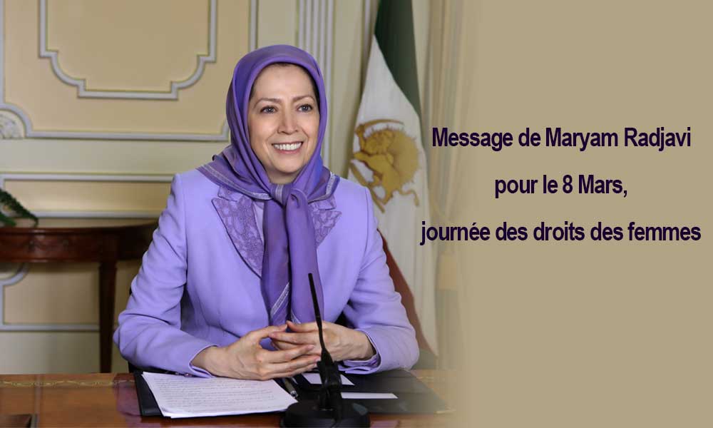 Message de Maryam Radjavi pour le 8 Mars, journée des droits des femmes