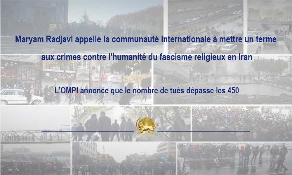 Maryam Radjavi appelle la communauté internationale à mettre un terme aux crimes contre l’humanité du fascisme religieux en Iran