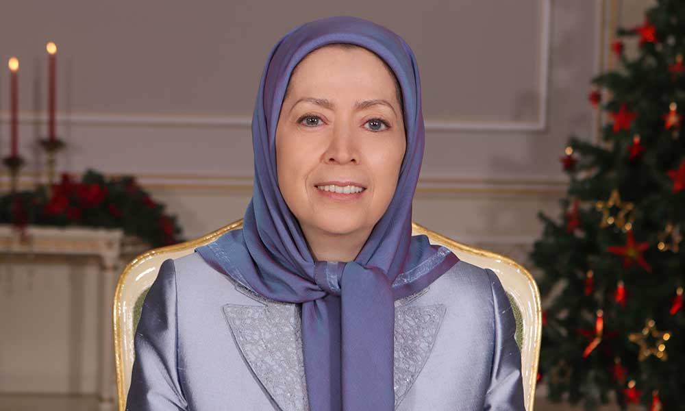 Message de vœux de fin d’année de Maryam Radjavi