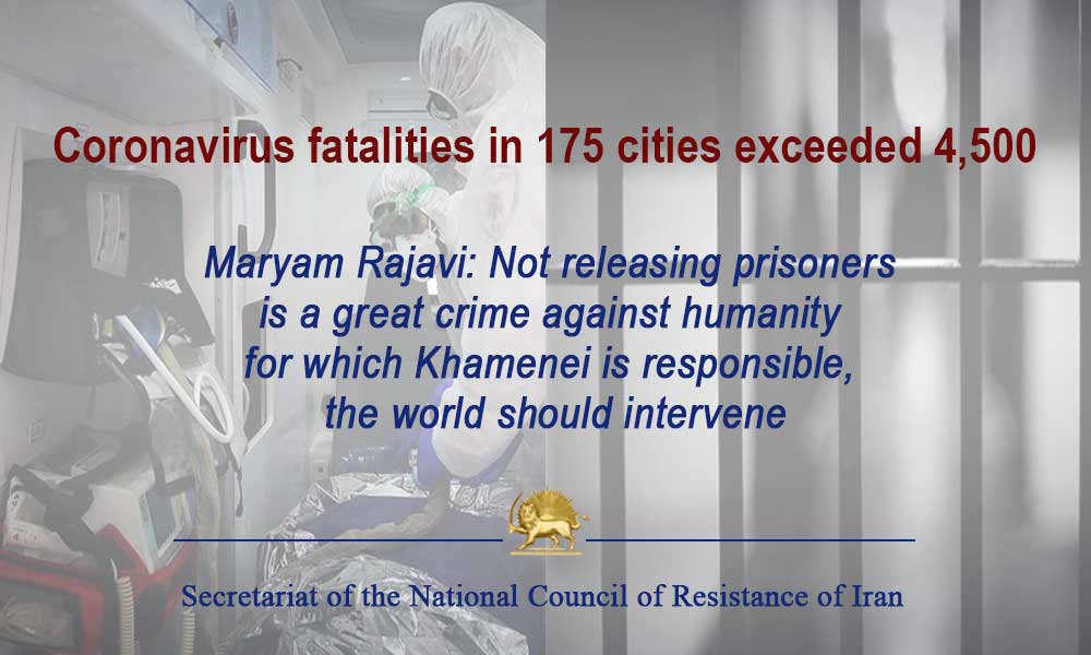 Le coronavirus fait plus de 4500 morts dans 175 villes d’Iran